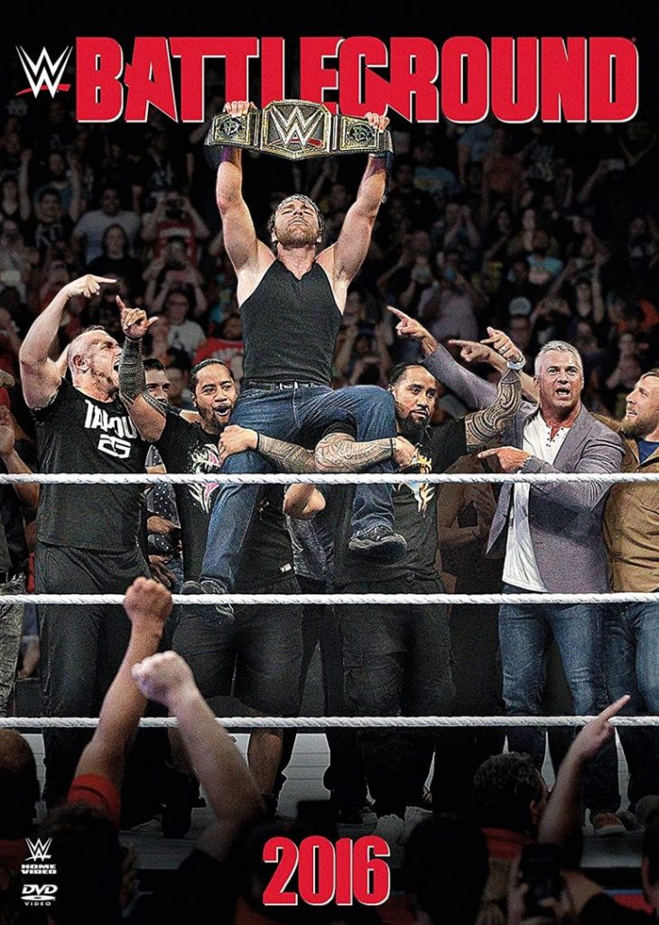 wwe battleground 2016 dvd