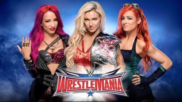 wwe wrestlemania 32 womens title 