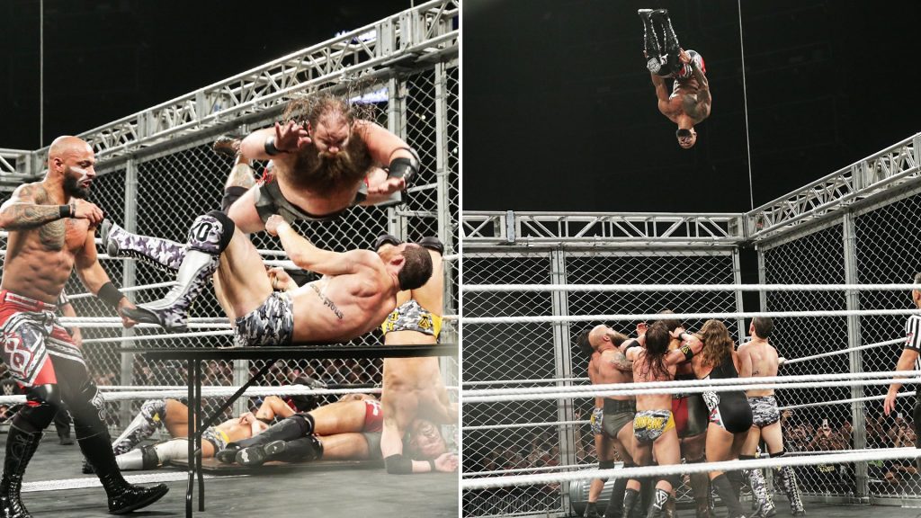 wwe nxt wargames ricochet viking raiders