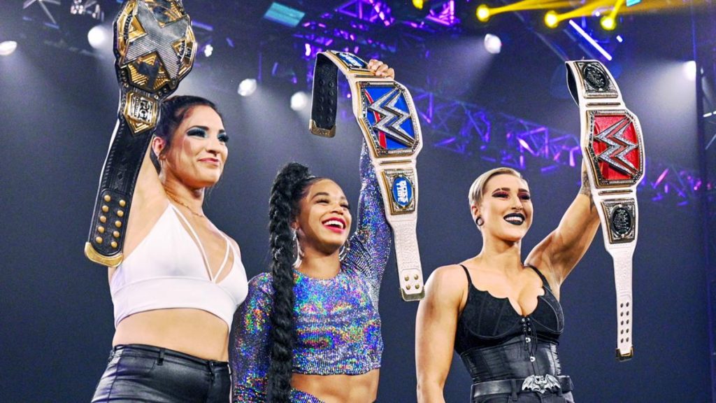 rhea ripley bianca belair raquel gonzalez wwe