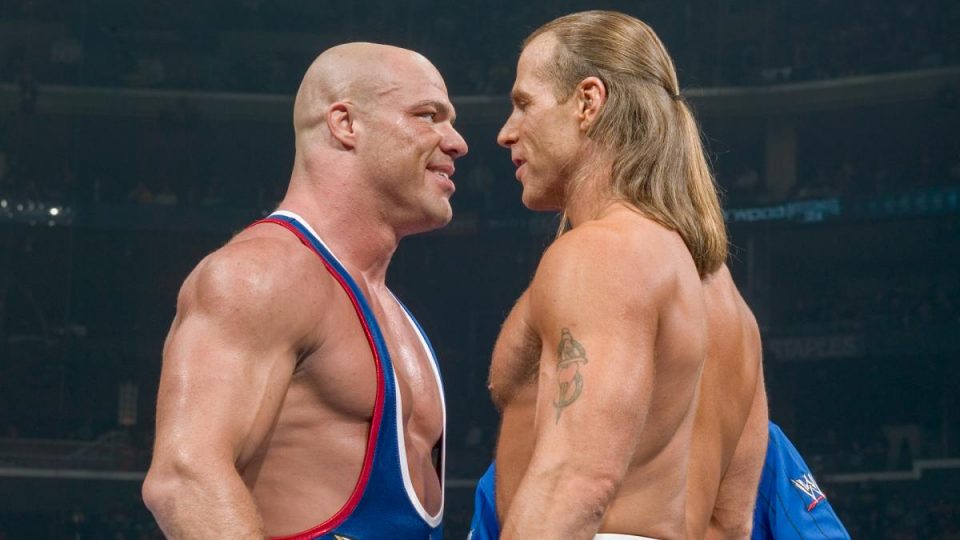 Kurt Angle Shawn Michaels