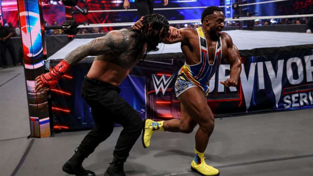 wwe survivor series big e roman reigns