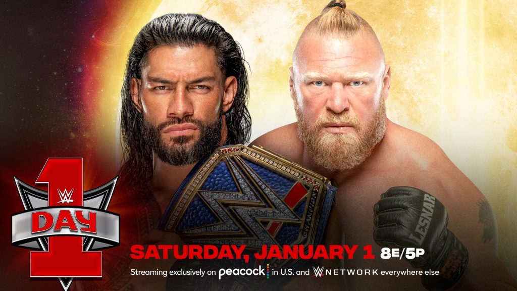 wwe day 1 roman reigns brock lesnar