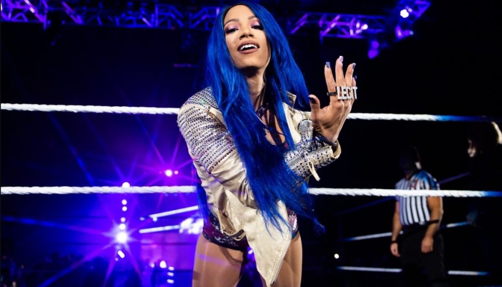 sasha banks wwe pose