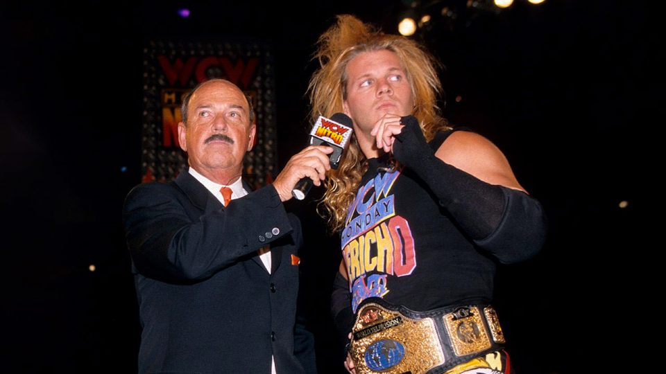 Chris Jericho talks to Mean Gene Okerlund