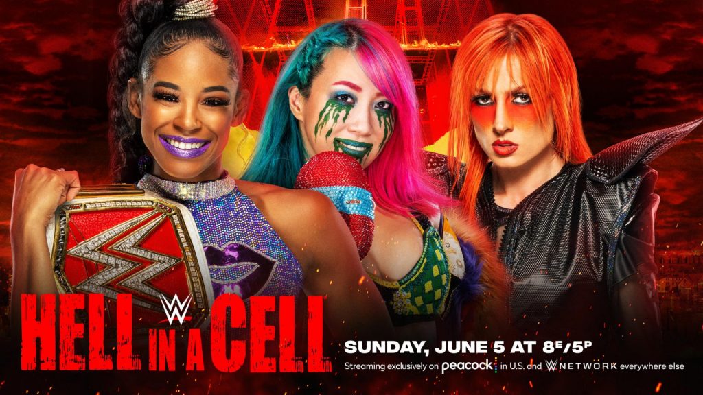 wwe hell in a cell 2022 bianca belair asuka becky lynch