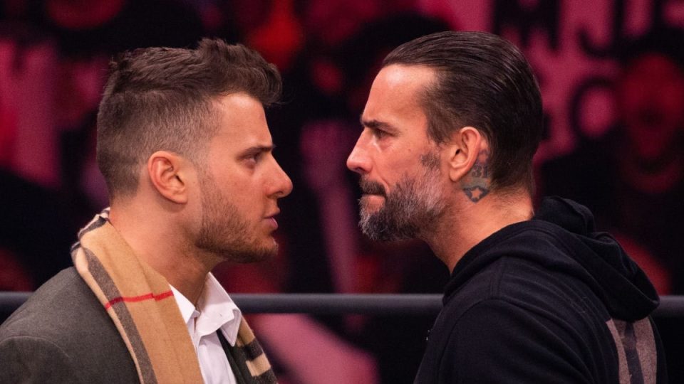 CM Punk and MJF face off
