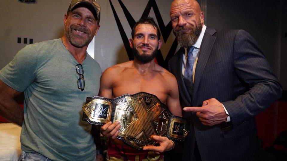 wwe triple h johnny gargano