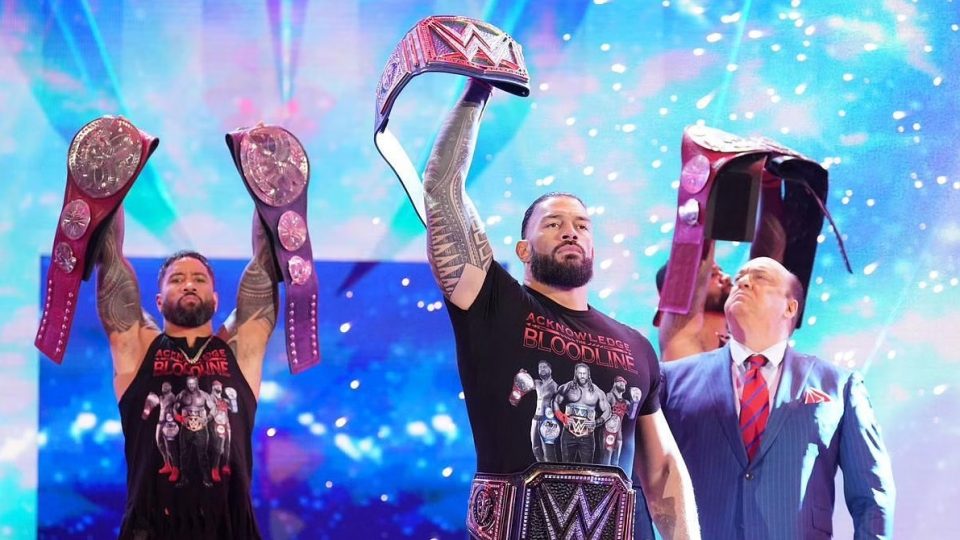 roman reigns wwe universal title usos