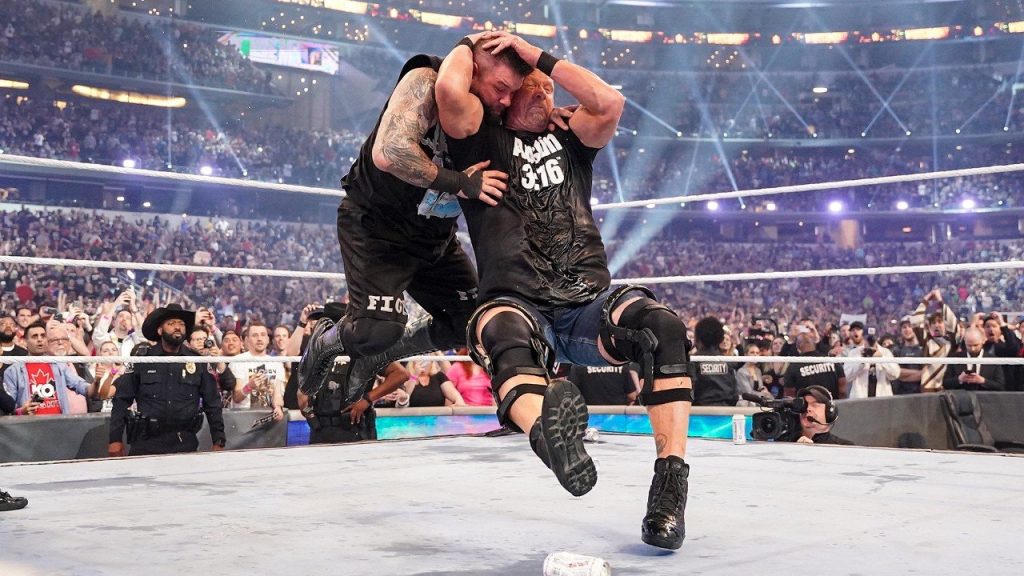 steve austin wwe kevin owens wrestlemania