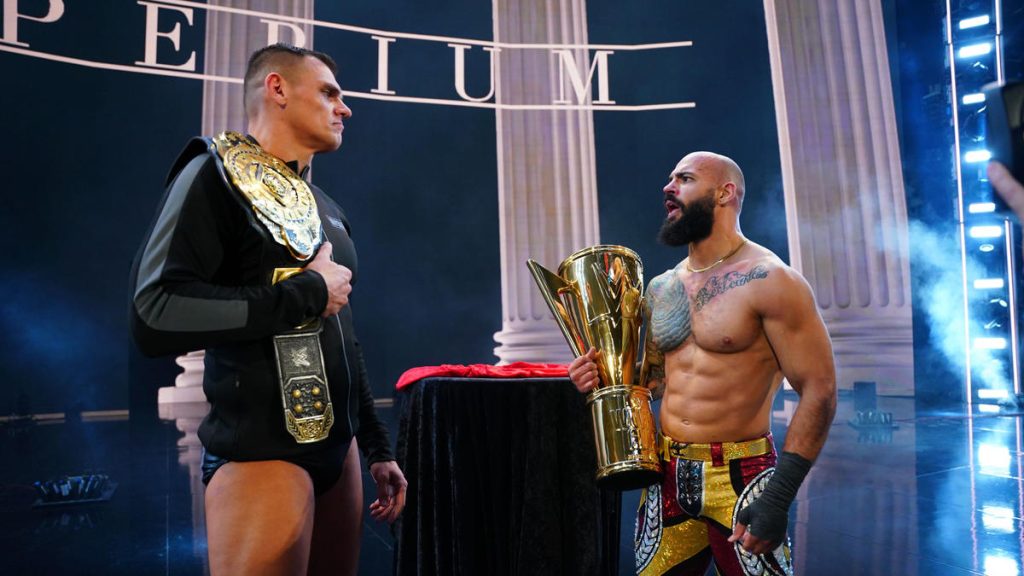 gunther ricochet wwe intercontinental title world cup