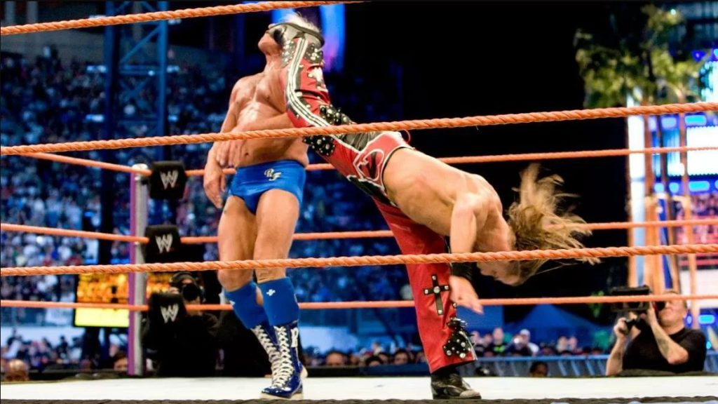 shawn michaels ric flair superkick