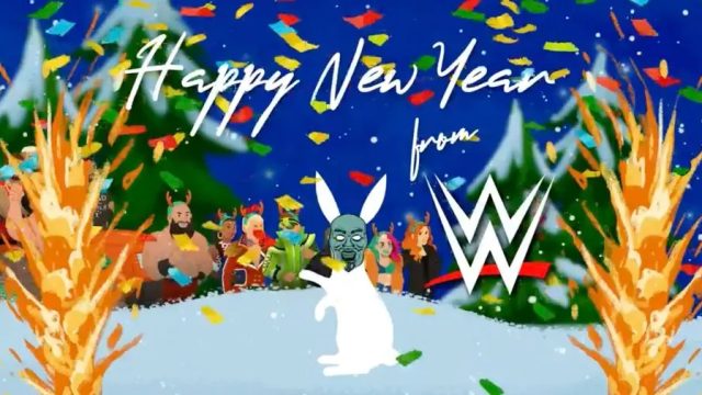 white rabbit happy holidays wwe