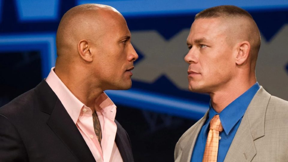 The Rock John Cena