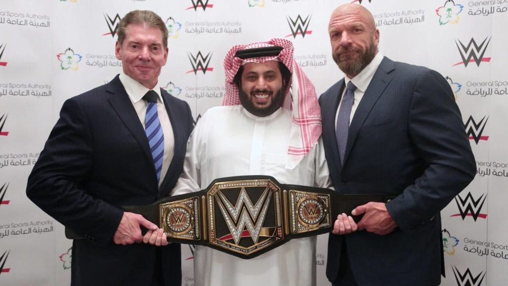 Vince McMahon Triple H Saudi Arabia WWE Championship