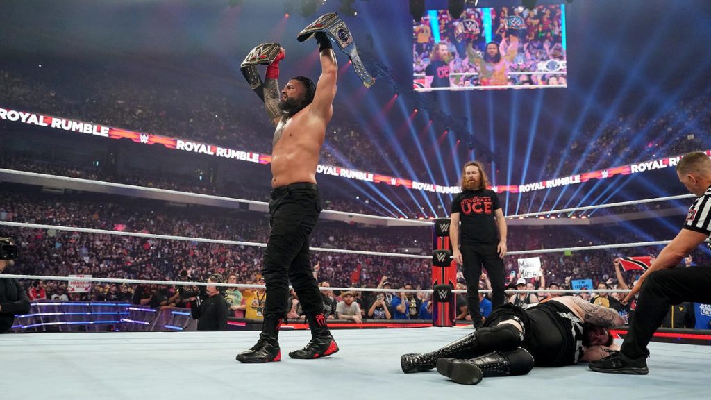 roman reigns wwe titles royal rumble