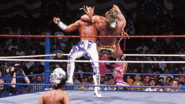 WrestleMania VII Savage vs Warrior