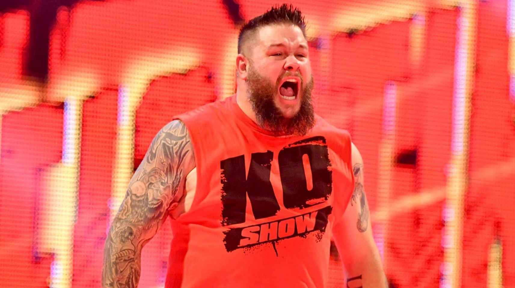 kevin owens wwe raw yell