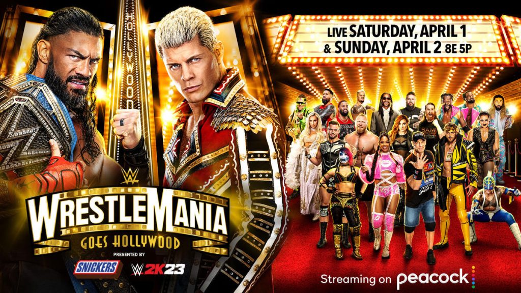 wwe wrestlemania 39 2023 poster main