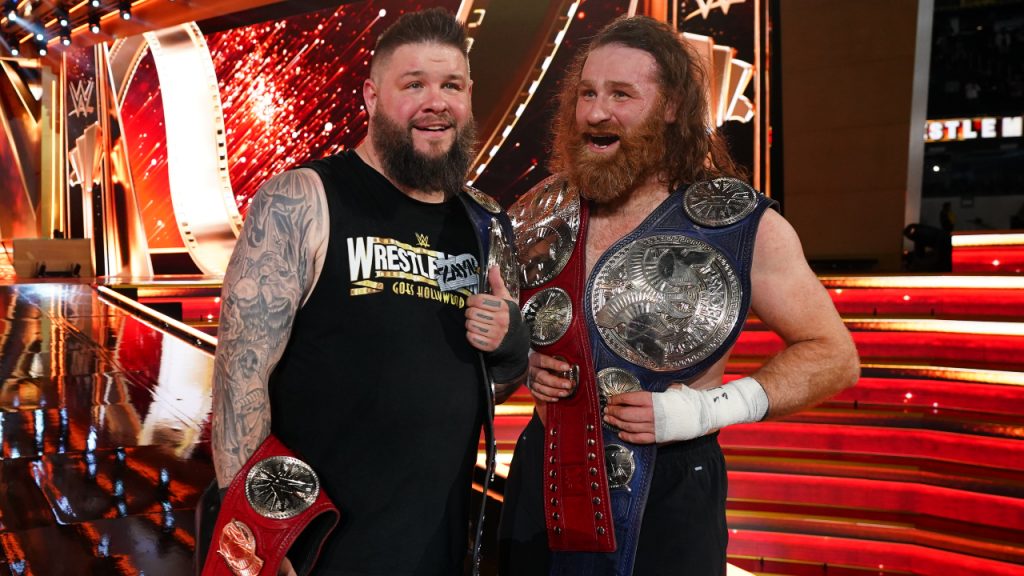 Kevin Owens Sami Zayn WWE Tag Team Champions