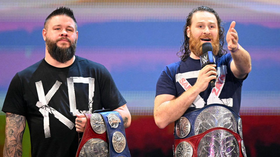 Kevin Owens Sami Zayn WWE Tag Team Champions