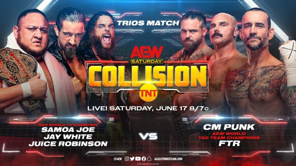 aew collision june 17 tag team match