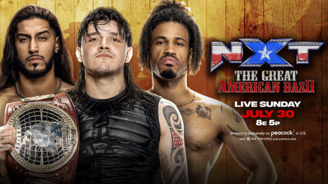wwe nxt great american bash dominik mysterio wes lee mustafa ali