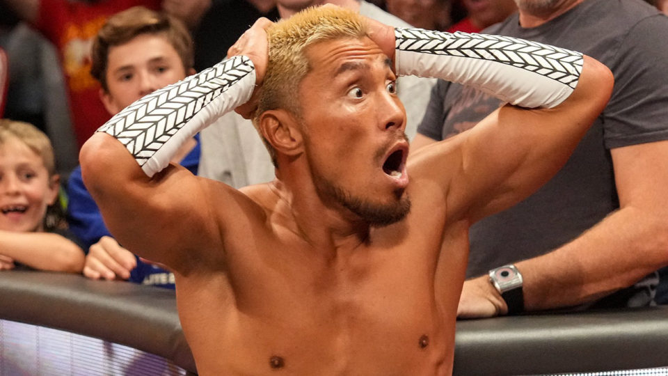 Akira Tozawa shocked on RAW
