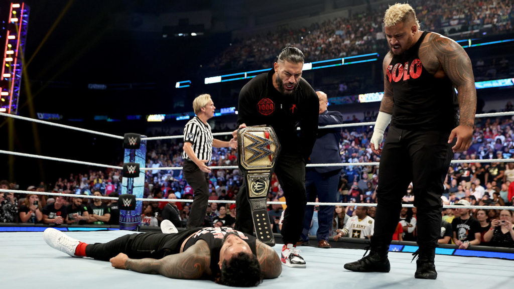 wwe roman reigns jey uso solo sikoa