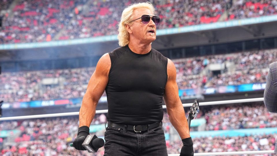 Jeff Jarrett in the ring at AEW All In