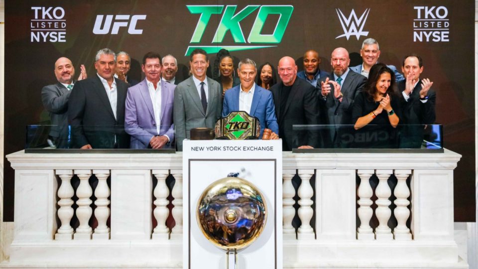 WWE UFC TKO Group Holdings being listed on the New York Stock Exchange