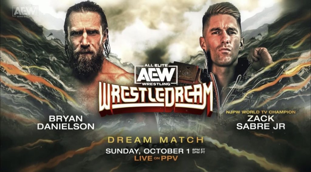 bryan danielson zack sabre jr wrestledream aew