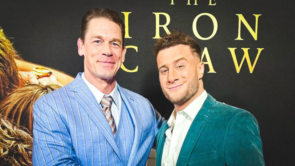 MJF pictured with John Cena
