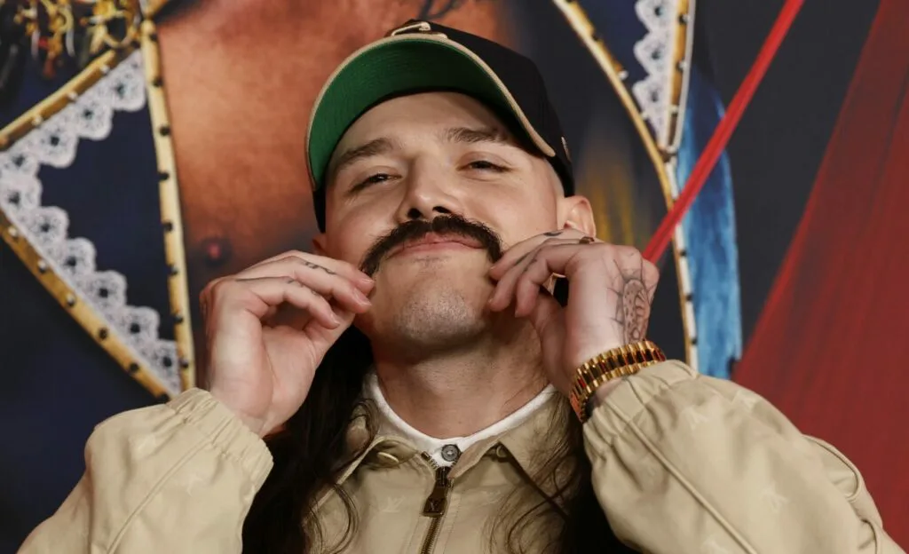 Dominik Mysterio on WWE red carpet