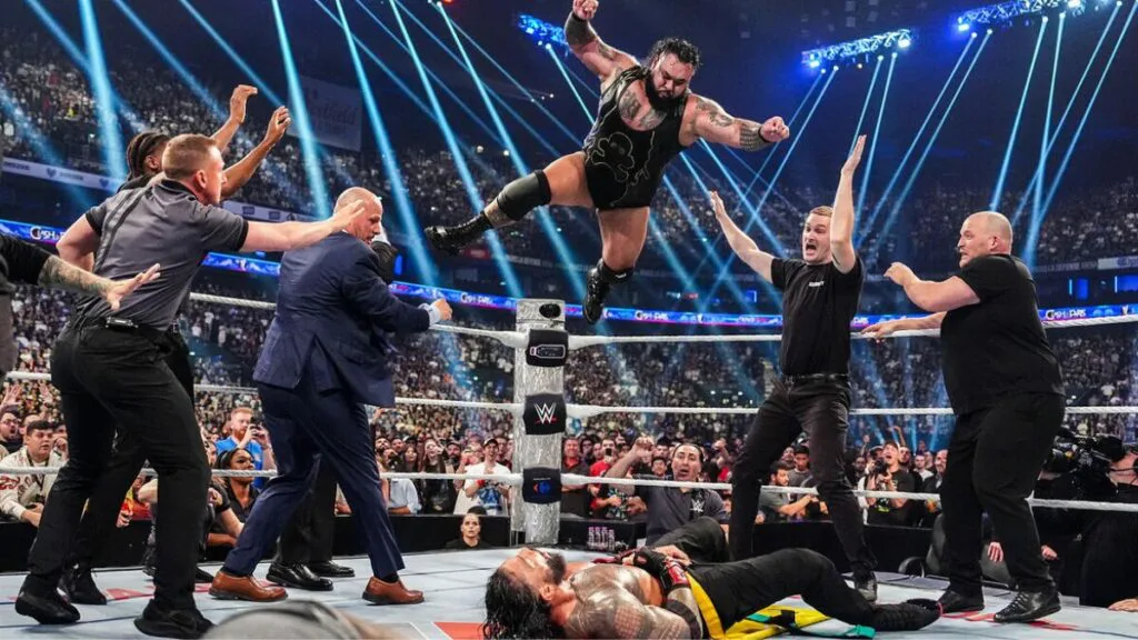 Roman Reigns Bronson Reed Clash in Paris