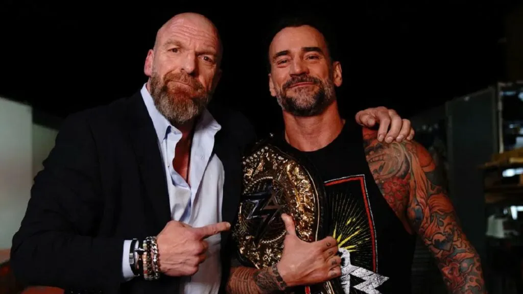 CM Punk With Triple H