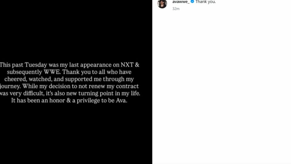 The Rock's daughter, Ava, leaves WWE