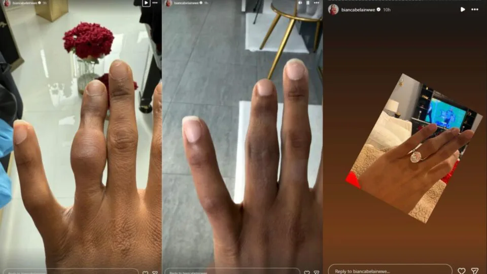 bianca belair finger wwe