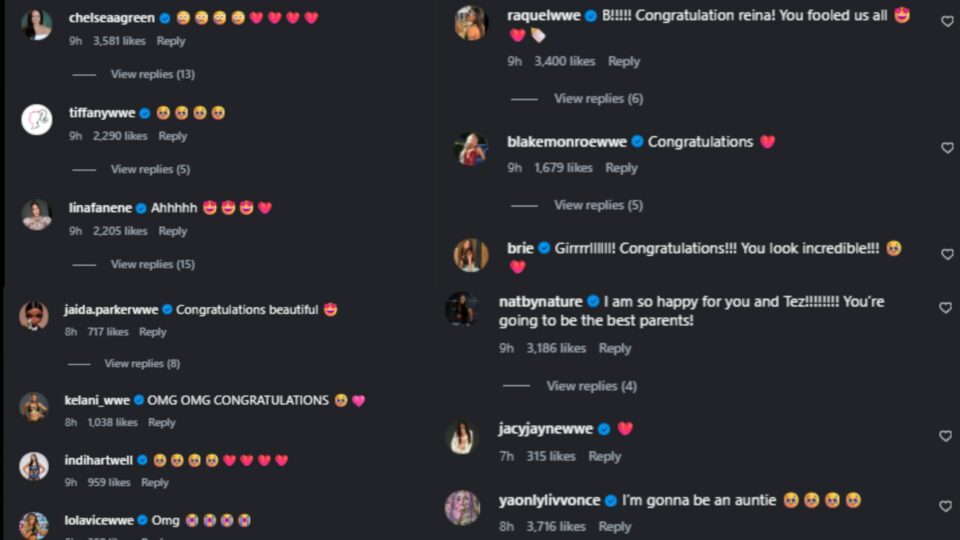 Bianca Belair pregnancy annoucement